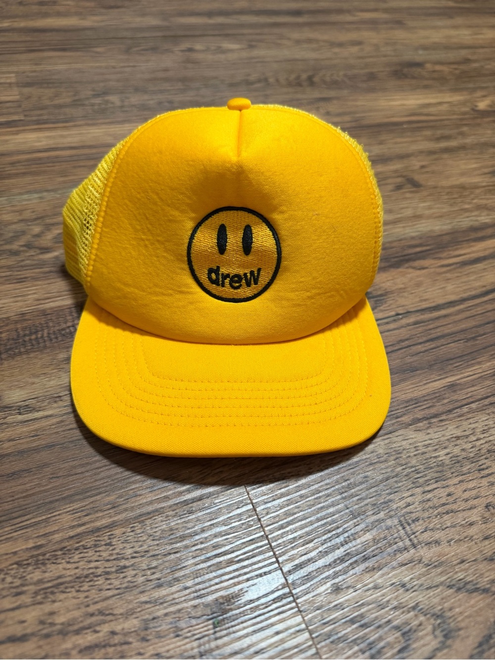 DREW Bold Yellow Smiley Mesh Cap